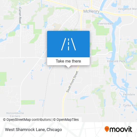 West Shamrock Lane map