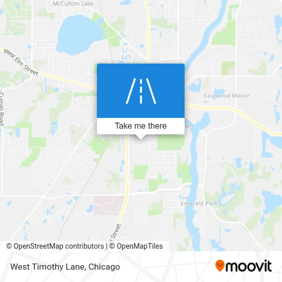 West Timothy Lane map