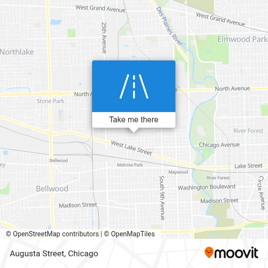 Augusta Street map