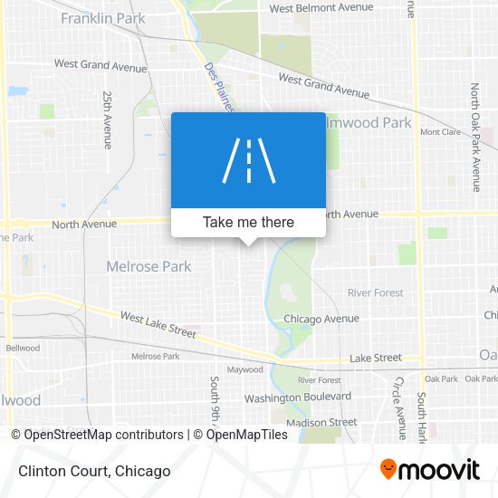 Mapa de Clinton Court