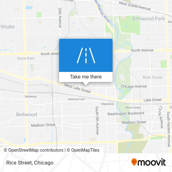 Rice Street map