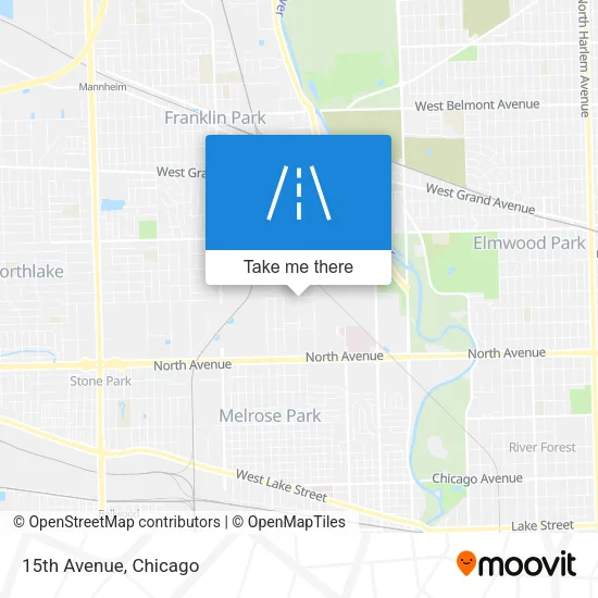15th Avenue map