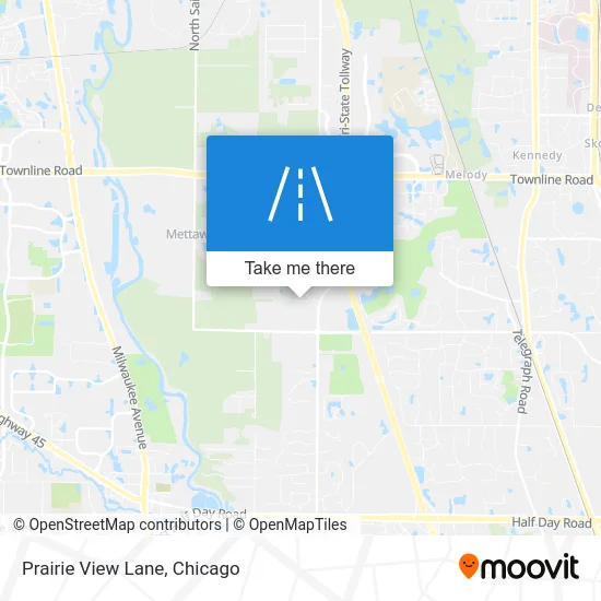 Prairie View Lane map