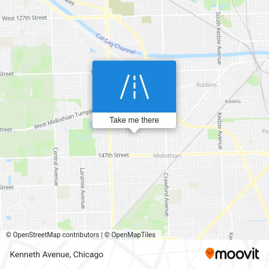 Mapa de Kenneth Avenue