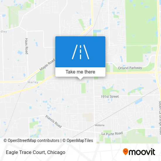 Eagle Trace Court map