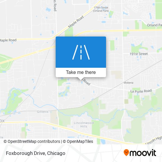 Mapa de Foxborough Drive