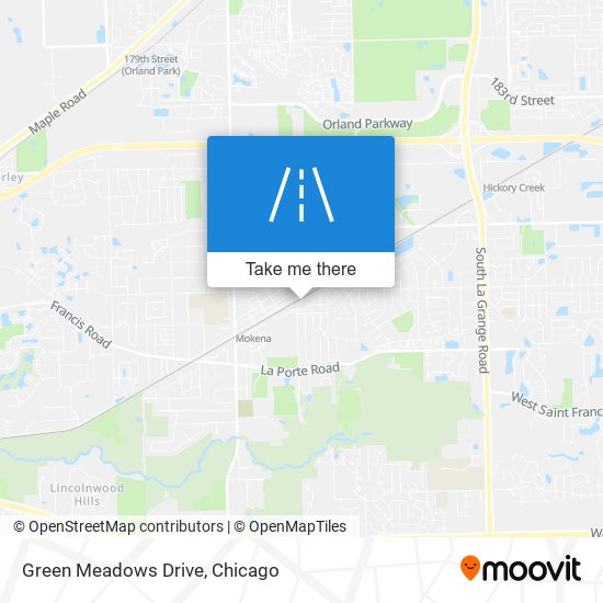 Green Meadows Drive map