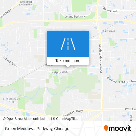 Green Meadows Parkway map