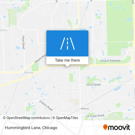 Hummingbird Lane map