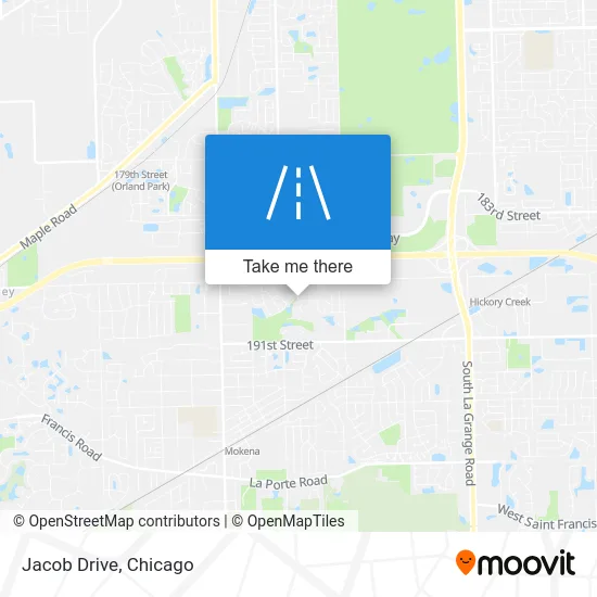 Jacob Drive map