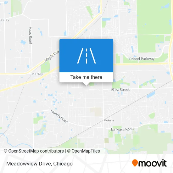 Meadowview Drive map
