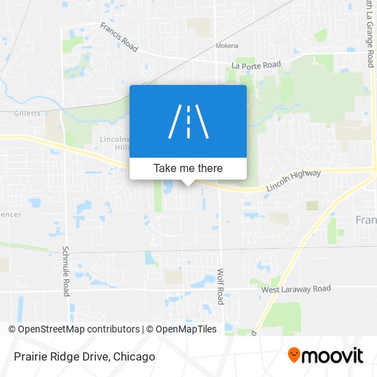 Mapa de Prairie Ridge Drive