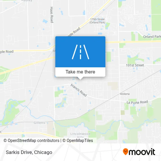 Sarkis Drive map