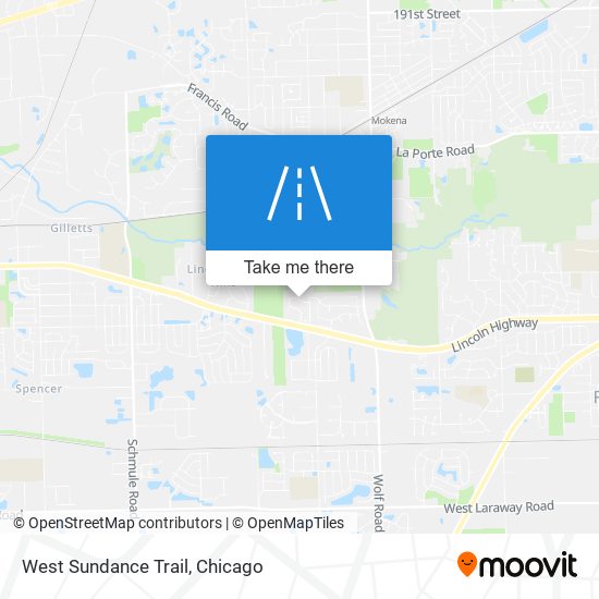 Mapa de West Sundance Trail