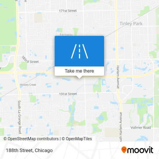 188th Street map
