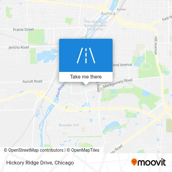 Hickory Ridge Drive map