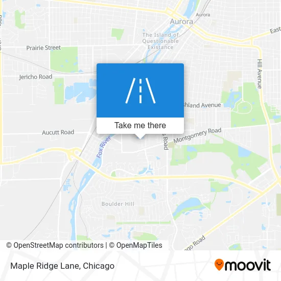 Maple Ridge Lane map