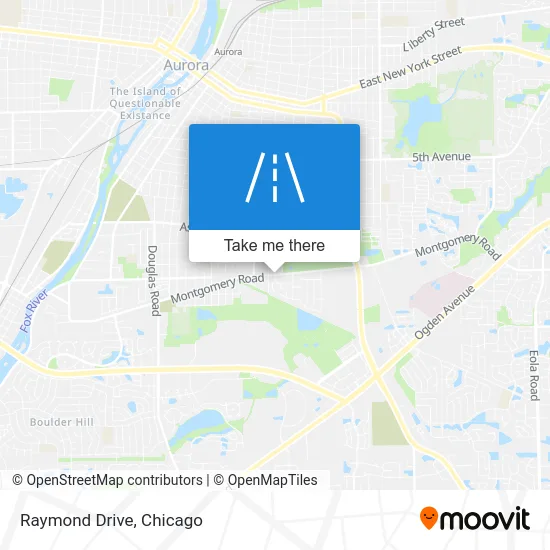 Raymond Drive map
