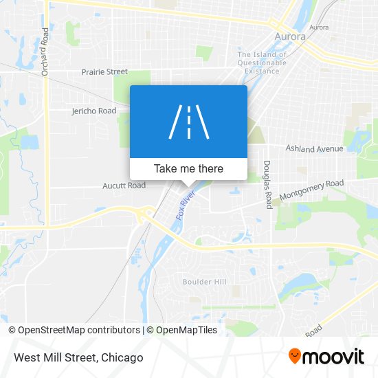 West Mill Street map