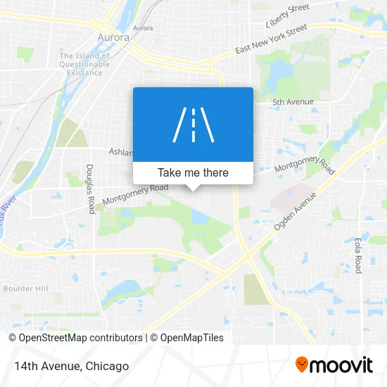 14th Avenue map