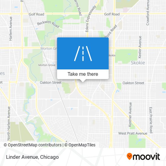 Linder Avenue map