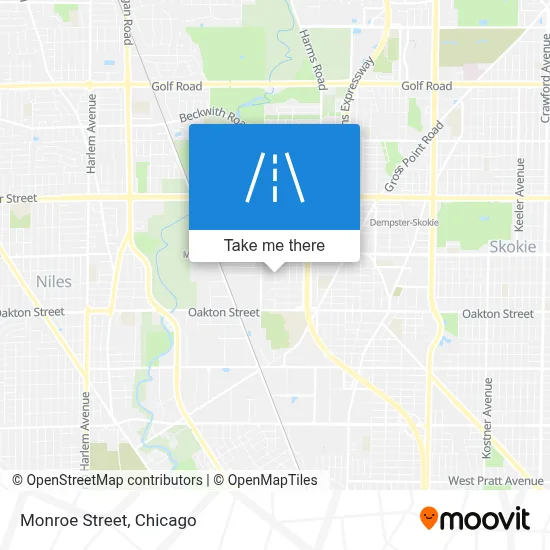 Monroe Street map