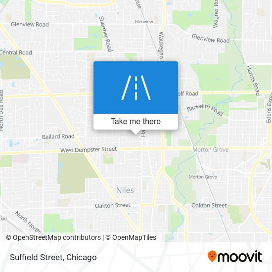 Suffield Street map