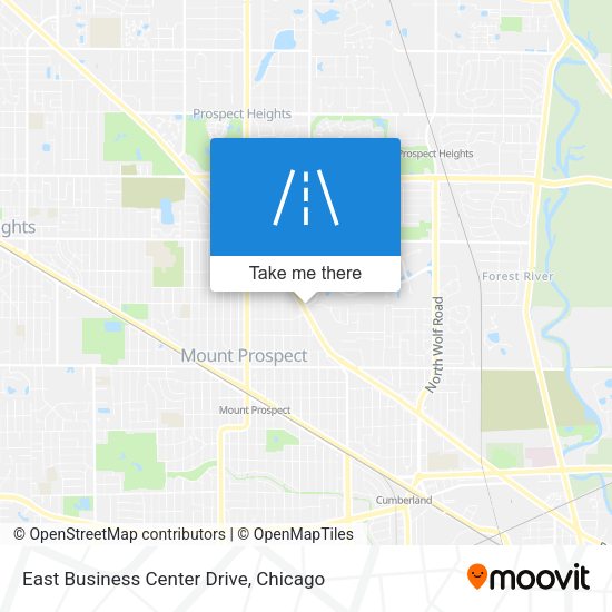 East Business Center Drive map