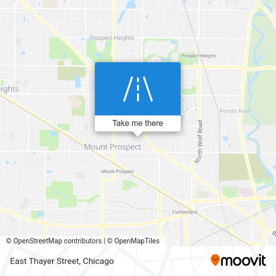 Mapa de East Thayer Street