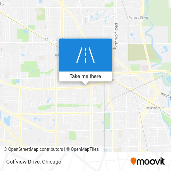 Golfview Drive map
