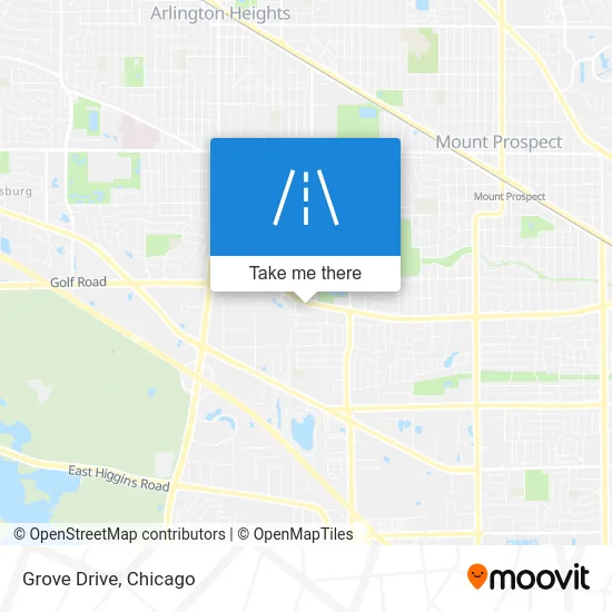 Grove Drive map