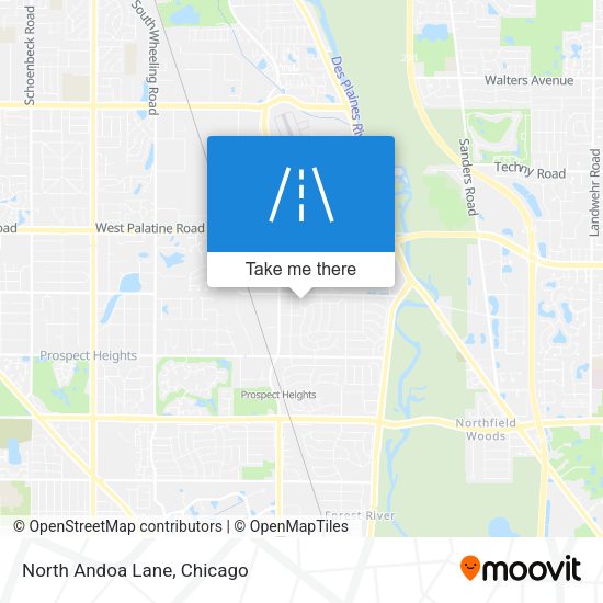 Mapa de North Andoa Lane