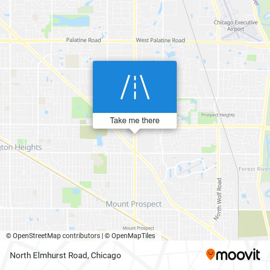 North Elmhurst Road map