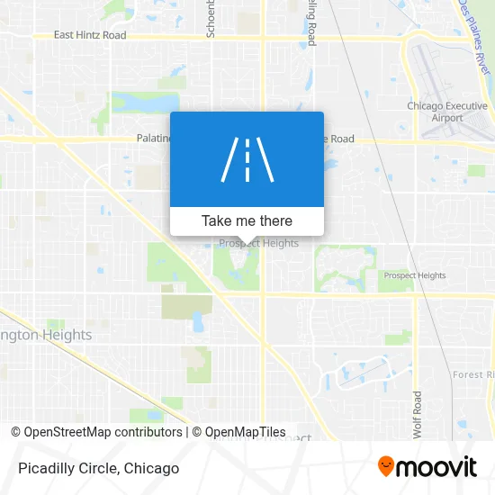 Picadilly Circle map