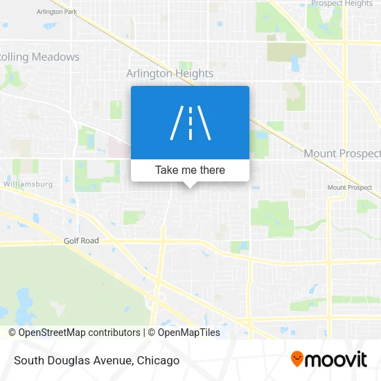 South Douglas Avenue map