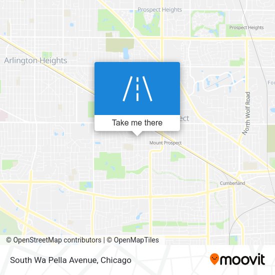 South Wa Pella Avenue map