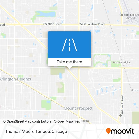 Mapa de Thomas Moore Terrace