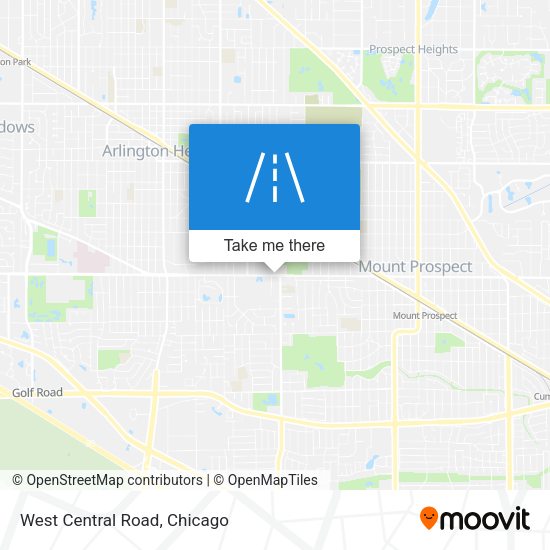 Mapa de West Central Road