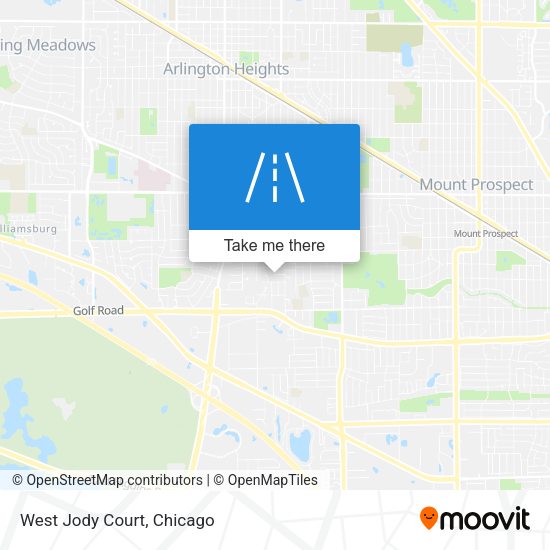Mapa de West Jody Court