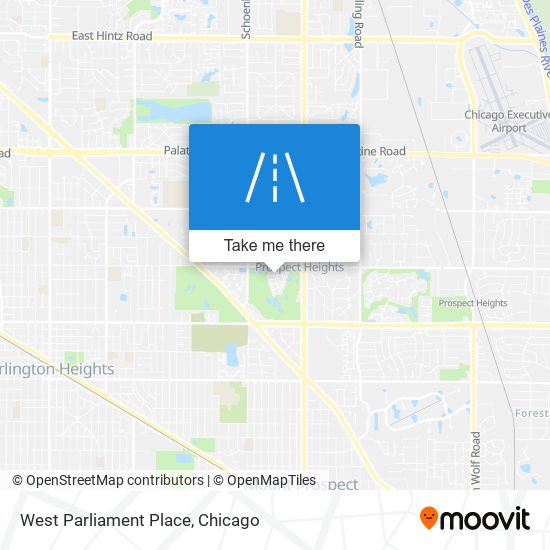 West Parliament Place map