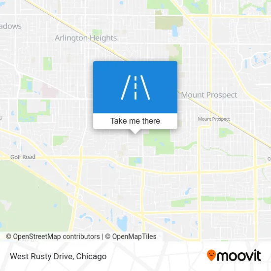 West Rusty Drive map