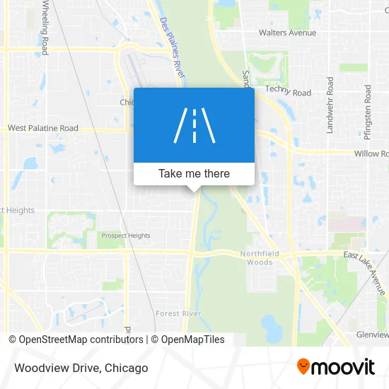 Woodview Drive map