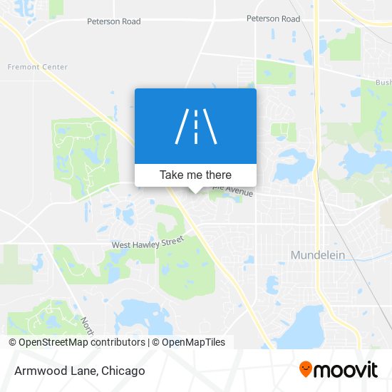 Armwood Lane map