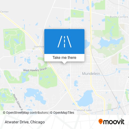 Atwater Drive map