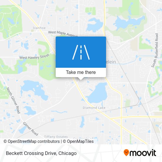 Mapa de Beckett Crossing Drive