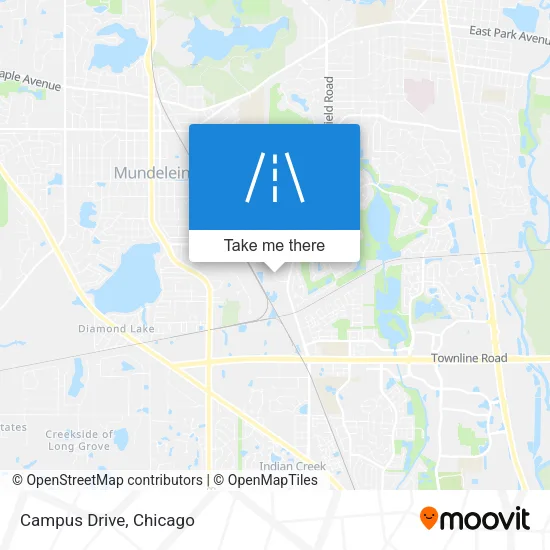 Campus Drive map