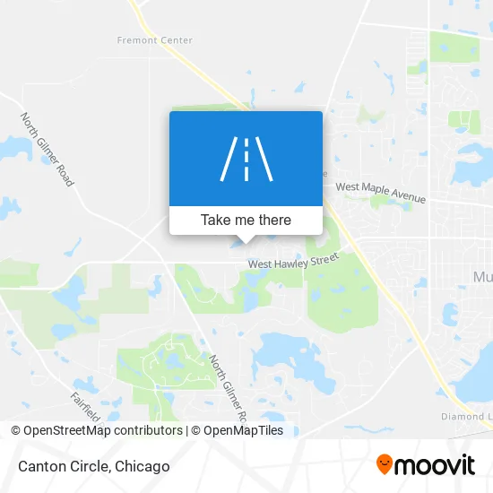 Canton Circle map