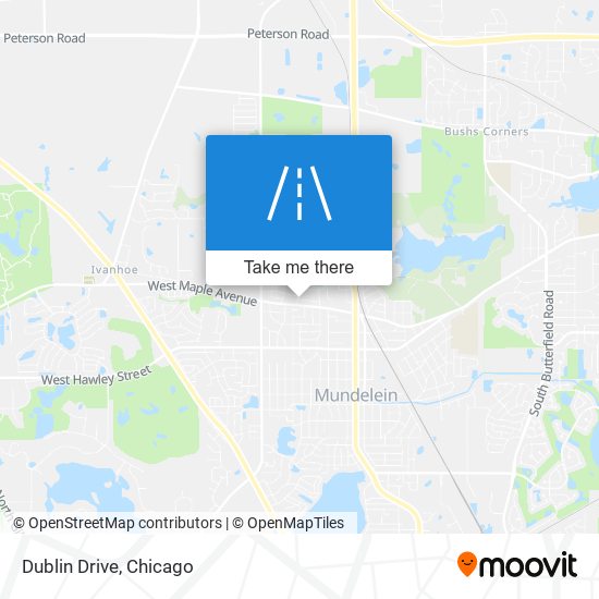 Dublin Drive map