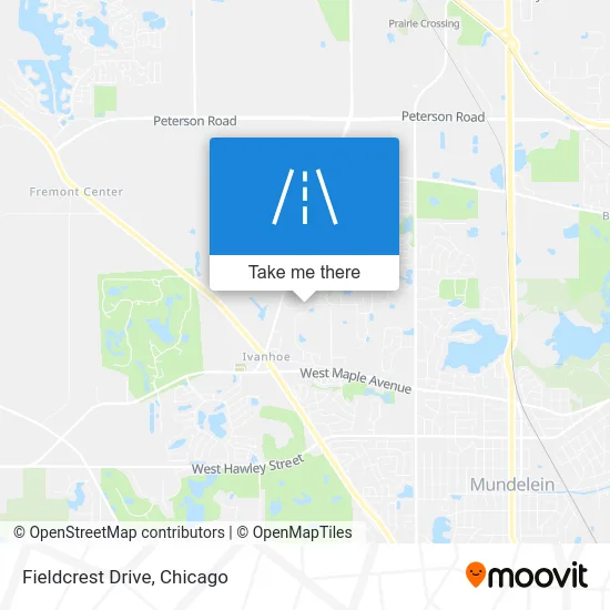 Fieldcrest Drive map