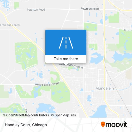 Handley Court map